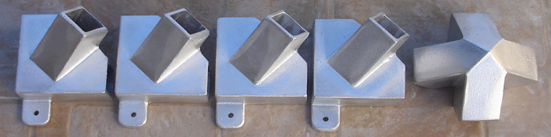 Comprar 5 Piezas Aluminio Uniones Caños Juego Armar Piramides Energeticas 1
